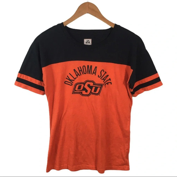 WS580 J America Oklahoma St. Cowboys T Shirt L - Picture 3 of 5